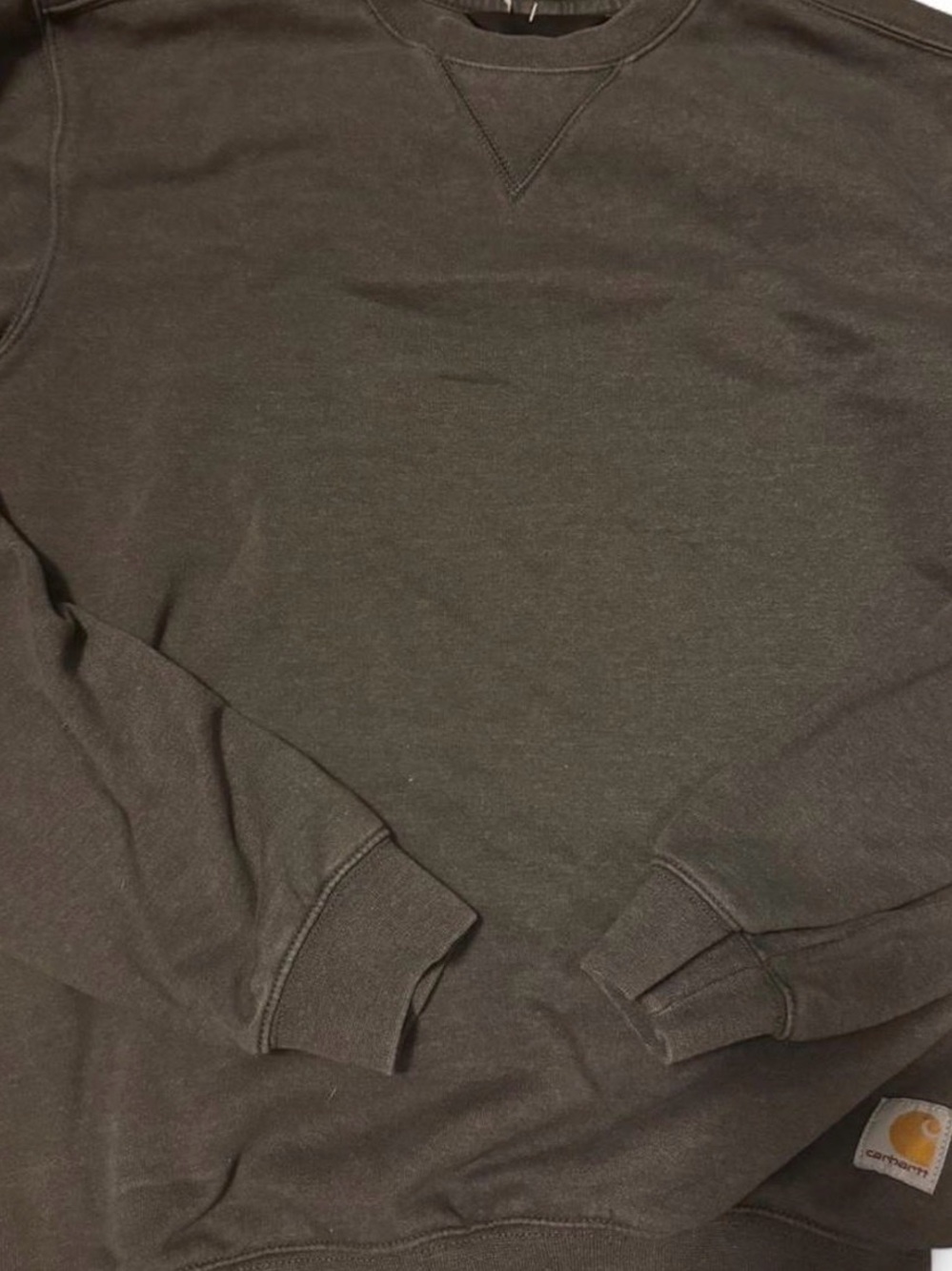 Carhartt Men’s Crewneck Sweatshirt - Olive Green